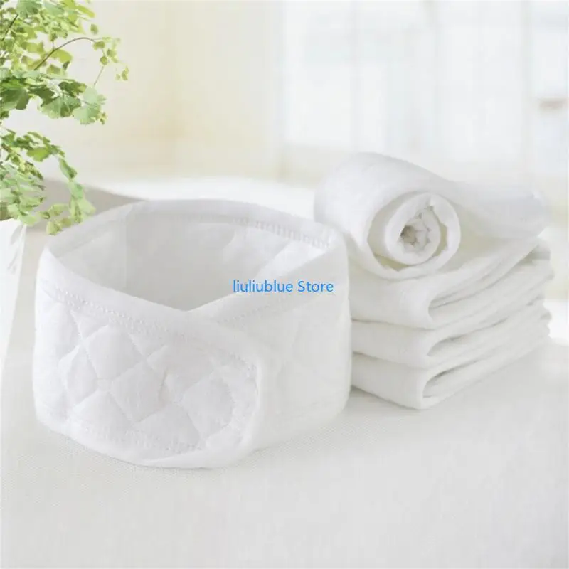 

5/6/8/10/12pcs Cotton Umbilical Cord Care Belly Navel Belt Belly Protect Wrap Binder Baby Belly Band Newborn Essential 62CF