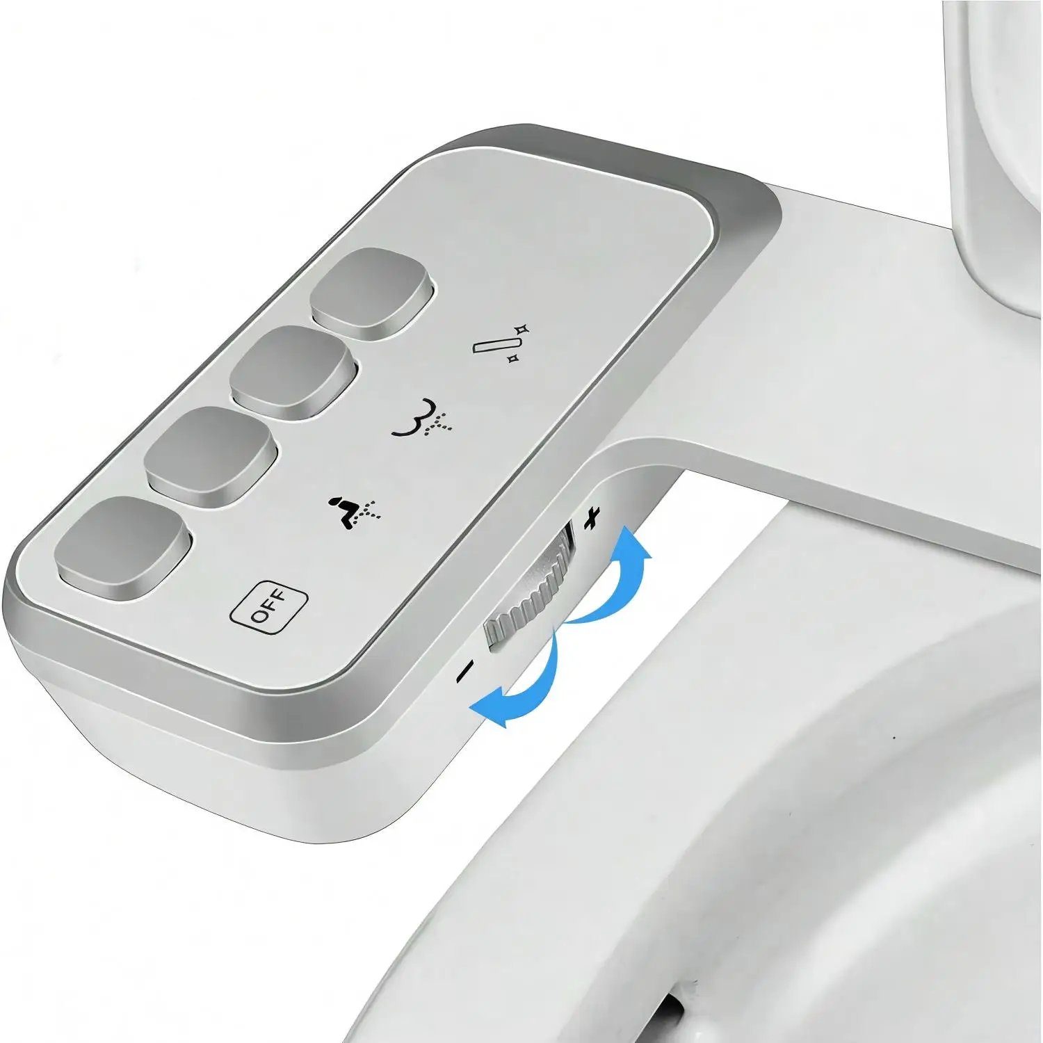 

Dual Mode Bidet Attachment for Toilet Bidet with Pressure Controls(Feminine/Posterior Wash) Easy to install Design Non-Electric
