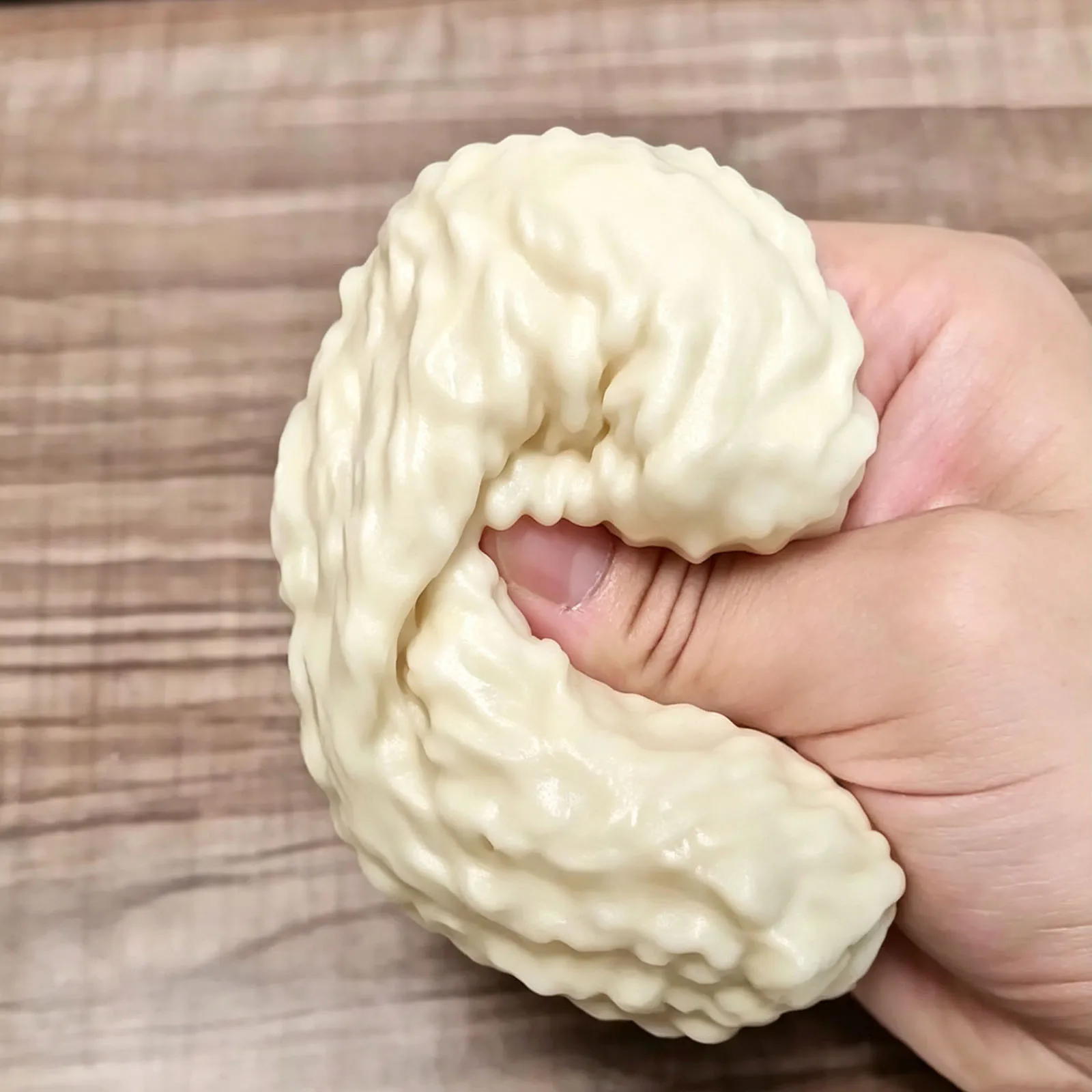 Simulation Crunchy Instant Noodle Cute Dog Handmade Squishy Ball Building Blocks Crunchy Sound Stress Relief Squeeze Toy - view 6