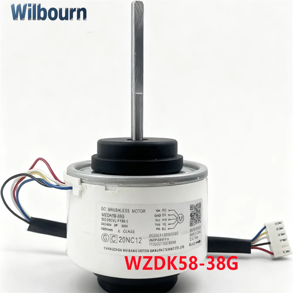 

WZDK58-38G DC310V Brand New for Midea Air Conditioner Indoor Unit DC Fan Motor 58W 1350r/min SIC-55CVL-F159-1 Air Conditioner Pa