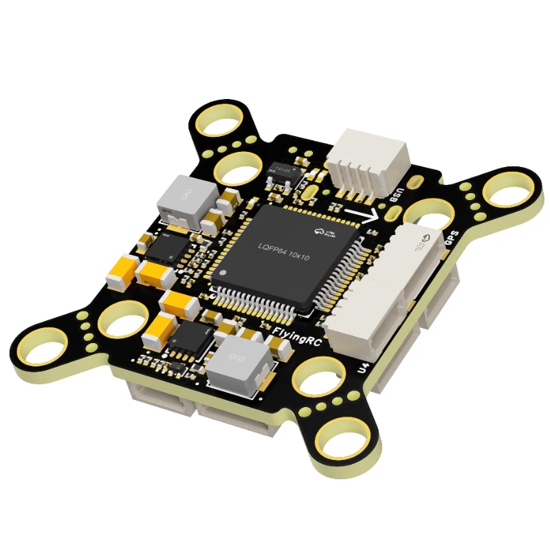 

1 шт. 2-6S F420 STM32F405RGT6 контроллер полета с барометром DPS310/DPS368 встроенный USB-C 5V3A/9V2A BEC для 2-12-дюймовых FPV-дронов