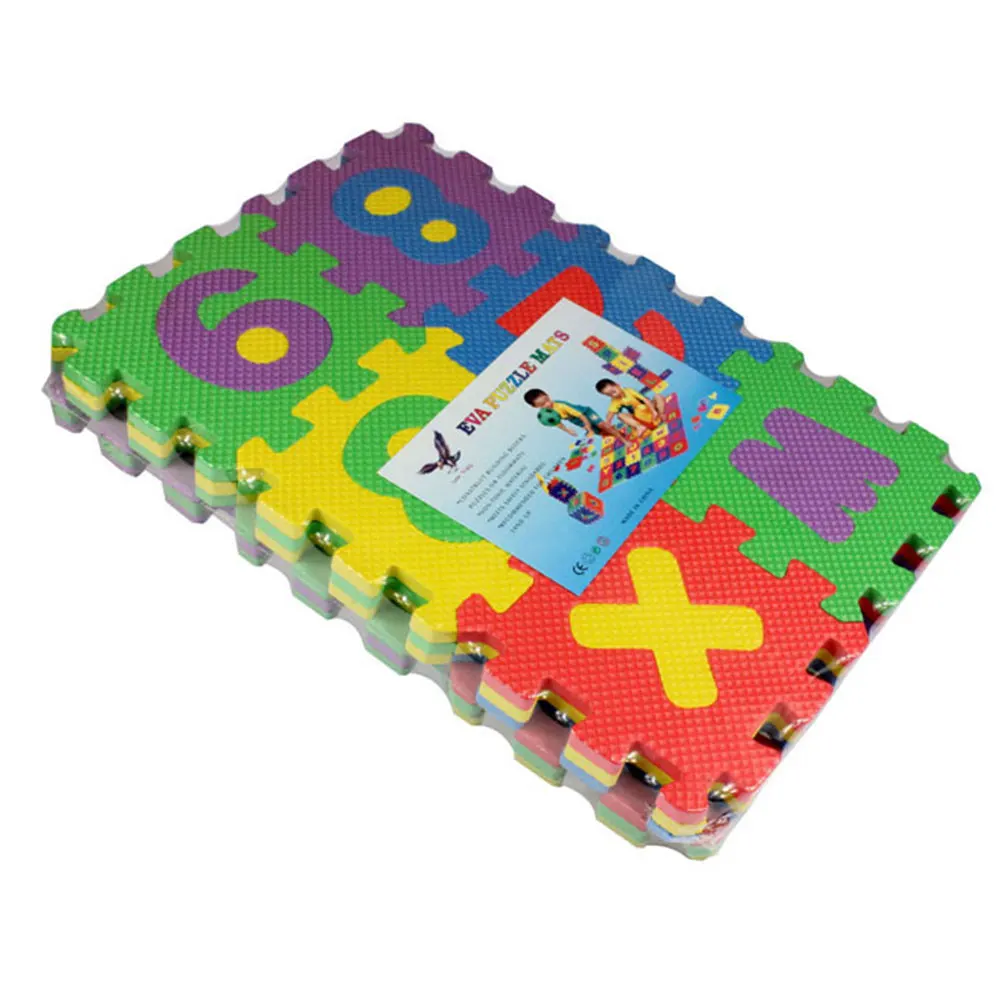 Educational Toy Non-toxic Durable Colorful Educational Fun Numbers And Colors Learning Mat Thick Foam Puzzle Mat Puzzle Mat Soft