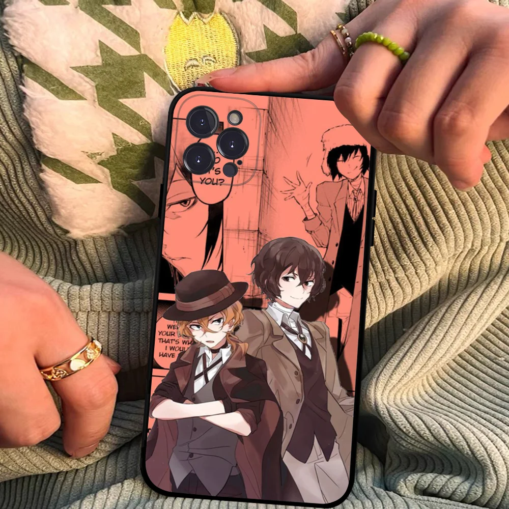 Bungou Stray Dog Dazai Osamu Phone Case For IPhone 16 15 13 14 Pro Max XS XR 12 11 Pro 13 Mini 6 7 8 Plus Soft Clear Back Cover