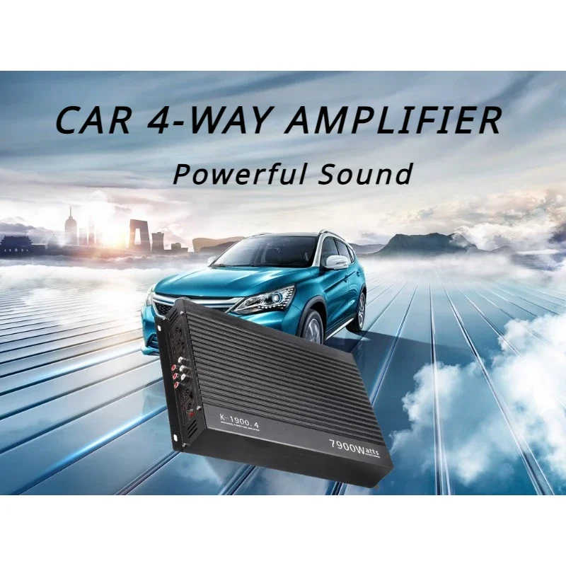 

4CH Car Audio Modification High Power 4 Channel Audio Amplifier, Stereo Subwoofer, Speaker Amplifier, Car Speaker Amplifier