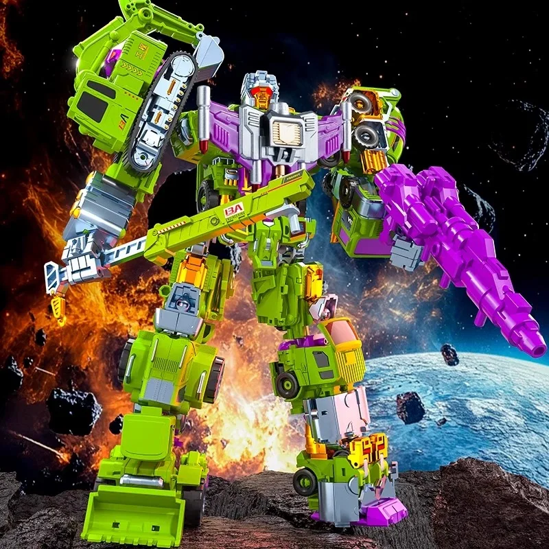 Transformation Toy Land Warrior 6-in-1 Alloy Robot Kong Armor Action Figure Robot Toys No Box