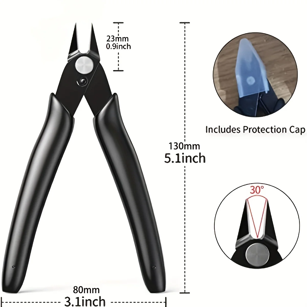 Diagonal Pliers Carbon Steel Pliers Electrical Wire Cable Cutters Cutting Side Snips Flush Pliers Nipper Hand Tools
