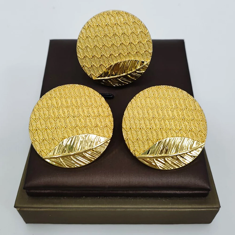 YM Dubai Gold Farbe Schmuck Set 3