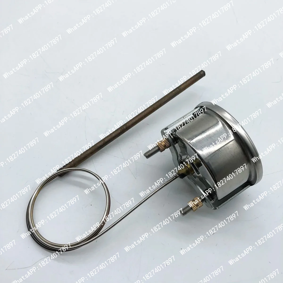 Pizza Oven Spare Parts High Temperature Circular 0-500 Degrees Thermometer 0°-500° Temperature Gauge With Probe