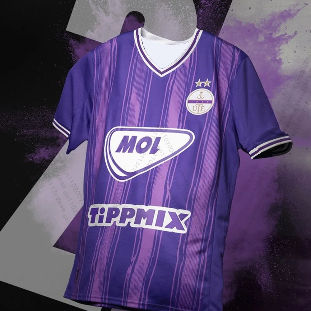 

26_25 Последние мужские майки Венгрии Супер Футбол Венгерские Újpest Быстросохнущие футбольные тренировочные матчи для мальчиков Специальные трикотажные изделия