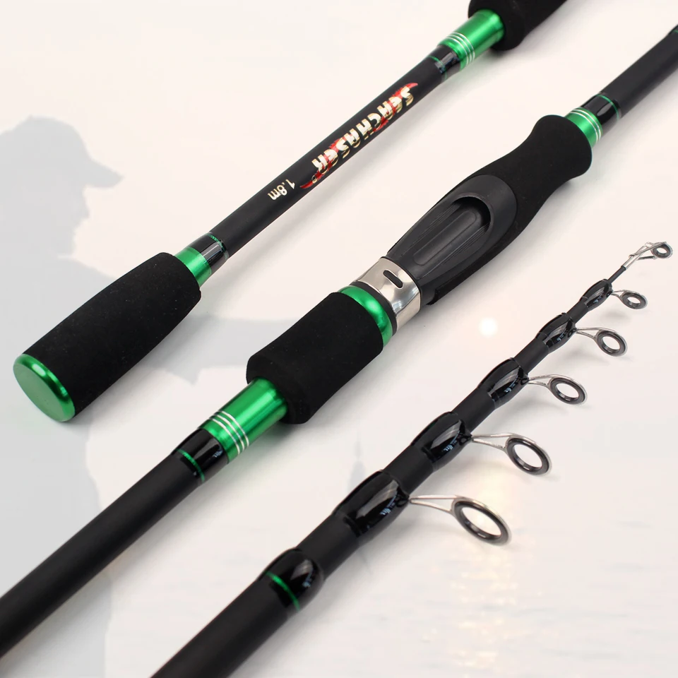 Durable Telescopic Fishing Rod:made of High-density Carbon Fiber,with Reinforced Guides and Joints,a Professional Fishing Tackle
