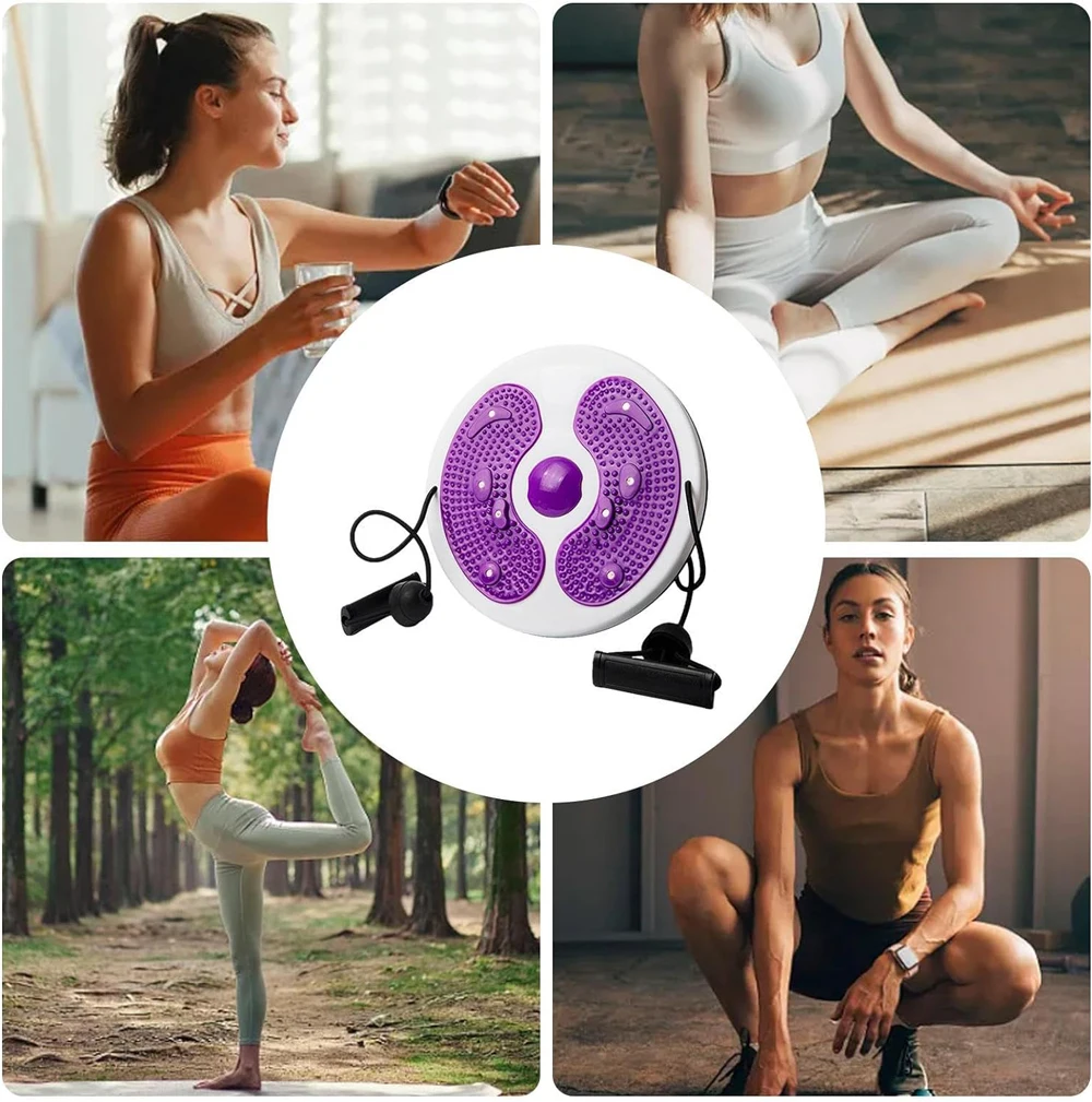 Magnet Waist Twisting Disc Fitness Balance Board Weight Lose Trainer Magnetic Massage Wriggling Plate Twister Exercise Equipment