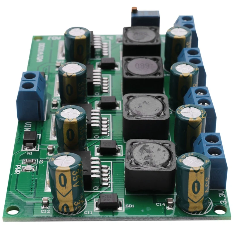 2X 3A 4 Channels Multiple Switching Power Supply Module 3.3V 5V 12V ADJ Output DC DC Step-Down Buck Converter Board