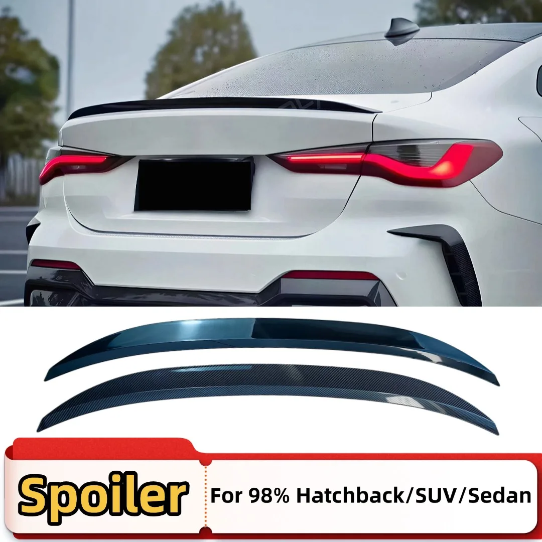 

Rear Spoiler Splitter Universal Hatchback SUV Sedan ABS Cars Fit Mostly Vehicle Body Kit Glossy Black For BMW Audi VW Honda Benz