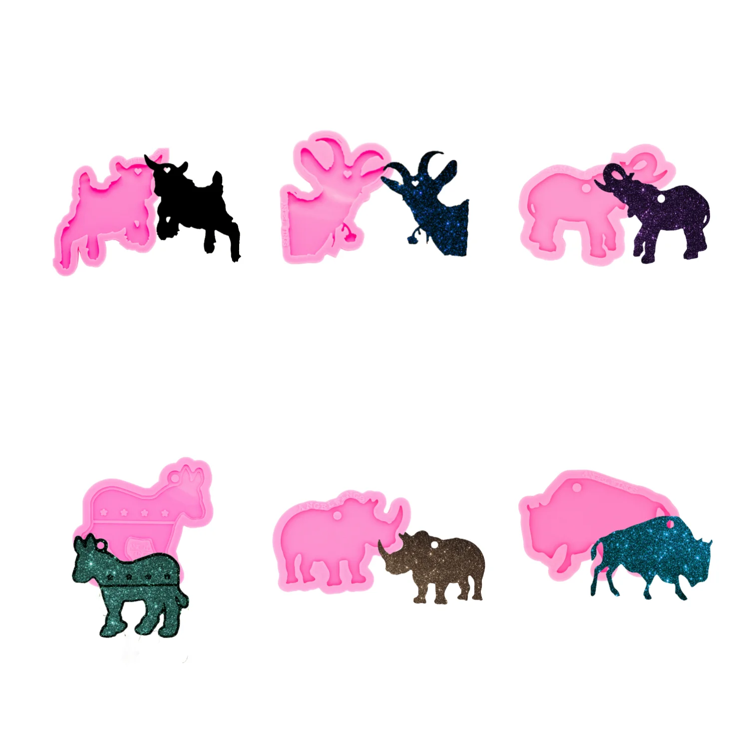 

Силиконовые формы для медведей, помадка, ремесло, шоколад, сахар, инструмент для выпечки, форма для конфет, динозавров, используемая в смоле, литье ювелирных изделий, кулон