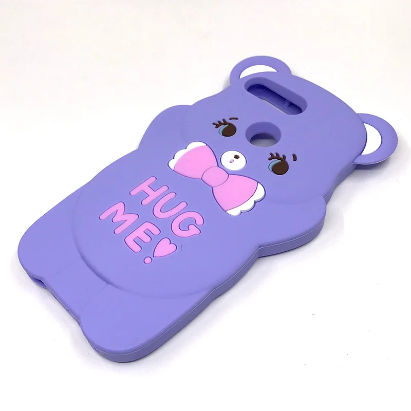 Honor 9 Lite Phone Case For Huawei Honor 9Lite Cover Fundas 3D Cute Pink Horse Unicorn Bear Dog Cartoon Soft Silicone Case Capa