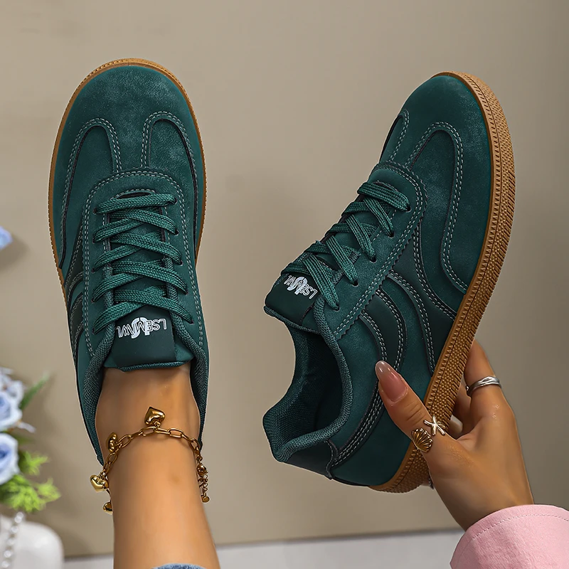 2026 New Retro Lace-Up Versatile Breathable Casual Sports Unisex Round-Toe German Training Shoes