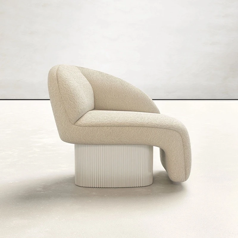 Special-shaped Internet celebrity single sofa, lazy person can lie in the bedroom, living room balcony reading leisure chair