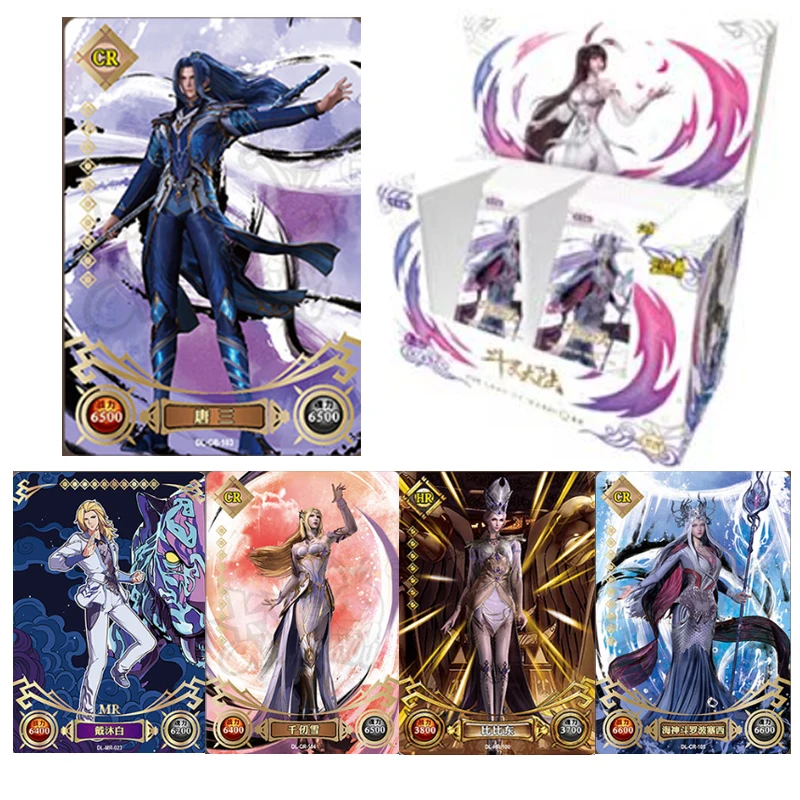 KAYOU Genuine Douluo Continent Soul Land Legend Edition Vol.3 Booster Box Rare CR UR TSR SHR Tang San Xiao Wu Anime Trading Card