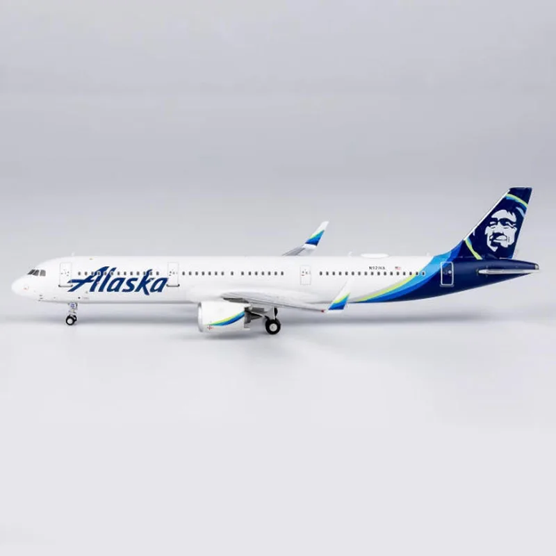  نماذج NG Diecast 1:400 مقياس الخطوط الجوية ألاسكا A321neo N921VA محاكاة الطائرات سبيكة الانتهاء من لعبة تذكارية هدية #1