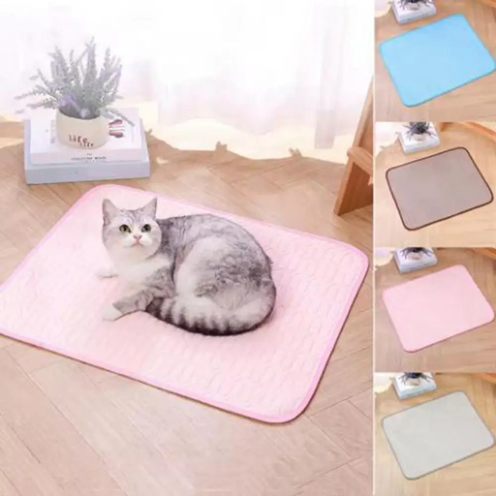 

Breathable Pet Ice Pad Bite Resistant Non-Slip Dog Cooling Ice Pad Fast Heat Dissipation Soft Pet Sleeping Pad for Dogs Cats