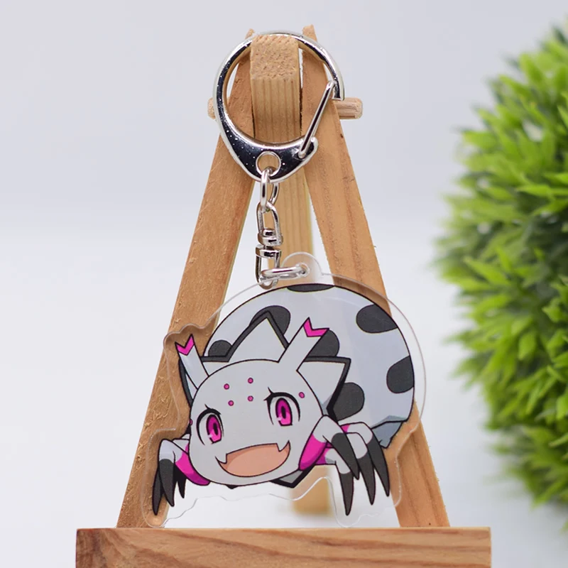 So I'm a Spider So What Anime Keychain 6 Styles Arcylic Cartoon Figures Keyrings Kawaii Key Chain Accessories