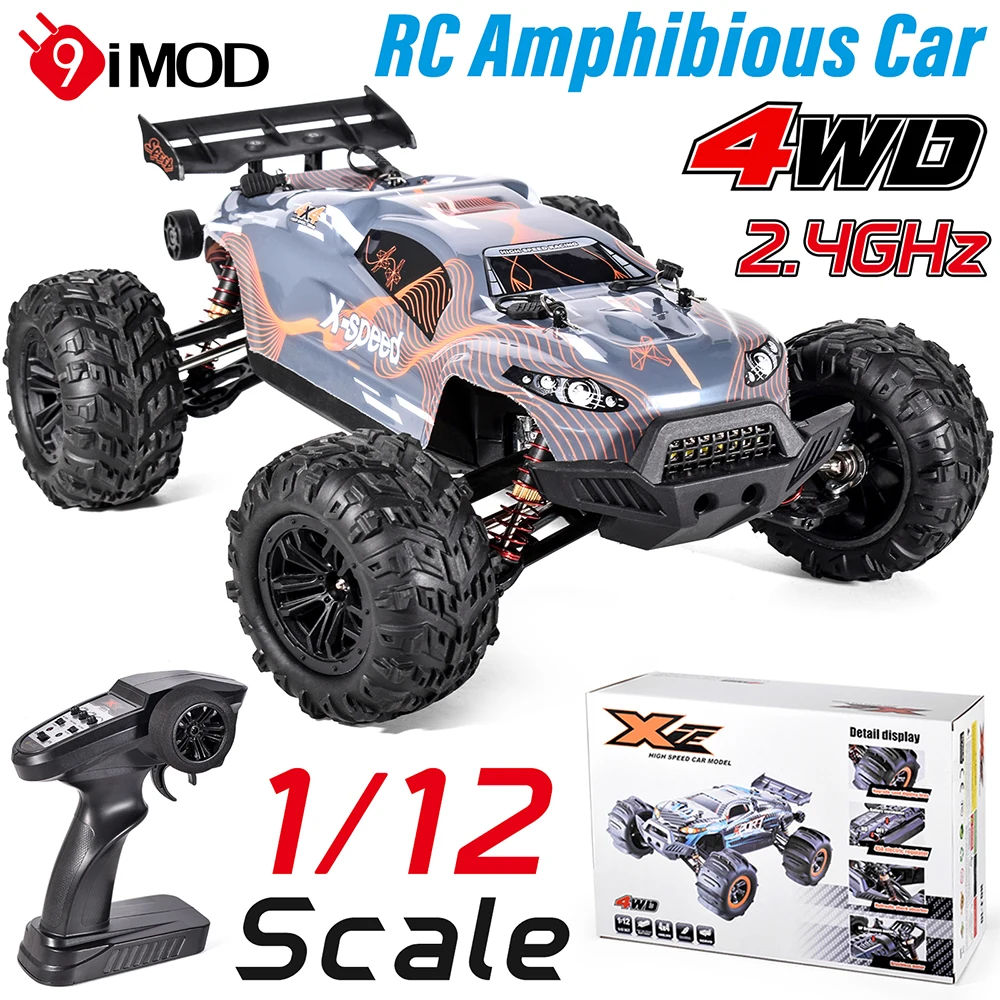 

9IMOD 1:12 Amphibious RC Vehicle 70KM/h 45A ESC Brushless Dual Shell Tires Off-Road Car
