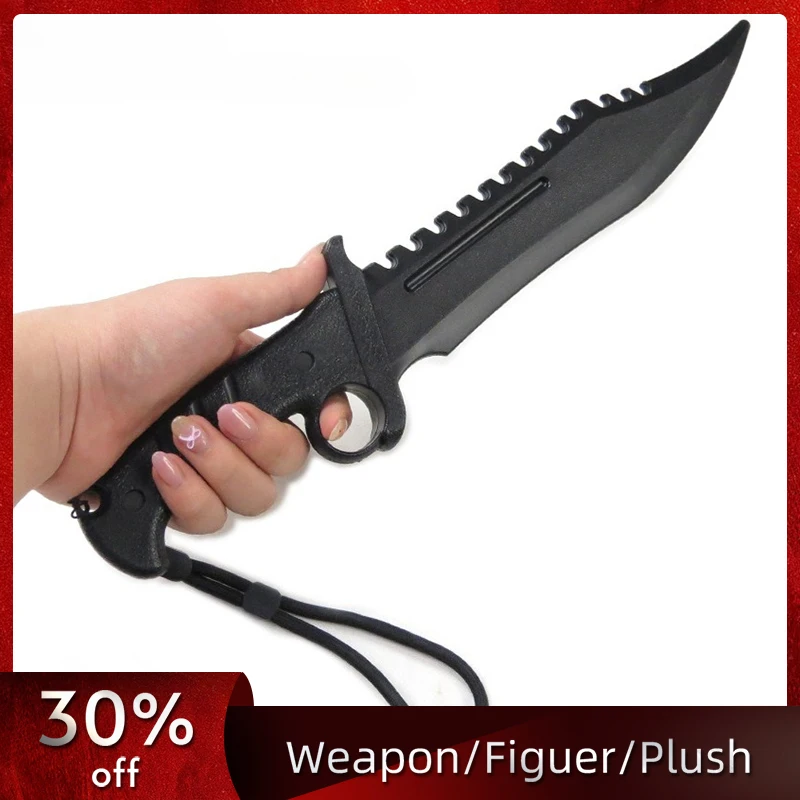 Cuchillo Katana de plástico de 36,5 cm/14,17 pulgadas, accesorios de exhibición para entrenamiento práctico, periféricos de juego, suministros para fiestas, adornos de modelo de juguete al aire libre