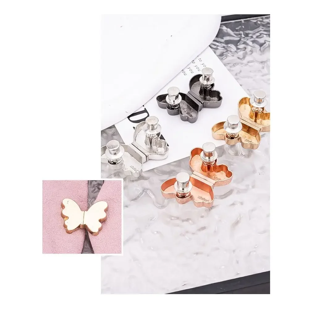 2Pcs Punch-free Nail-Free Magnetic Curtain Button Simple Light-proof Magnetic Curtain Buckle Detachable Drapery Clips for Home