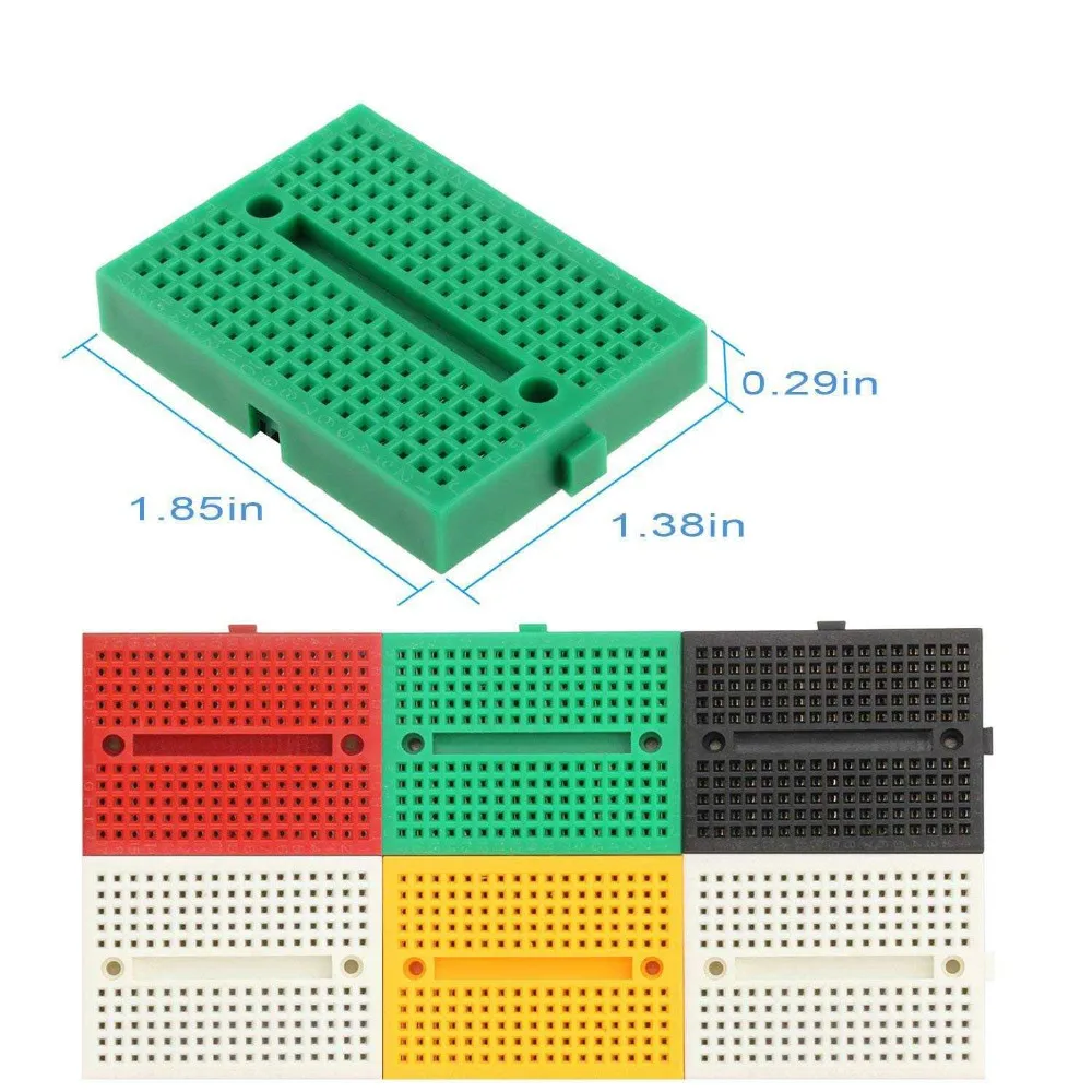 6PCS SYB-170 Mini Solderless Prototype Breadboard Universal 170 Tie-points for arduino Diy Kit for DIY Arduino Raspberry Pi Prot