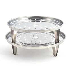 Steamer Stainless Steel Basket Instant Pot Egg Rack Set Kitchen Dining Accessories Tools