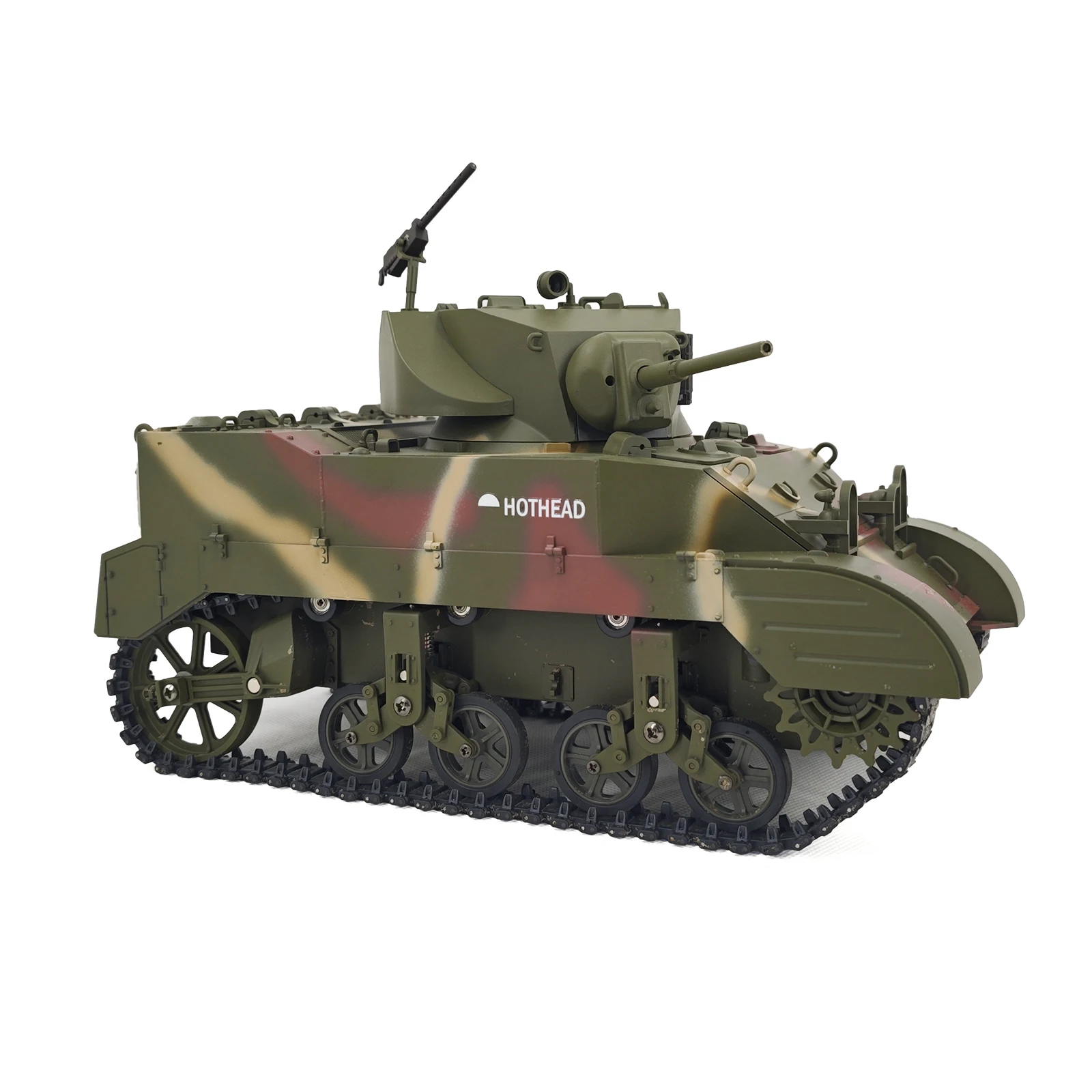 1/16 CoolBank RC tank USA stuart modèle Marine Corps Paint G2080-2 recul de baril Grands cadeaux de loisirs pour les garçons.
