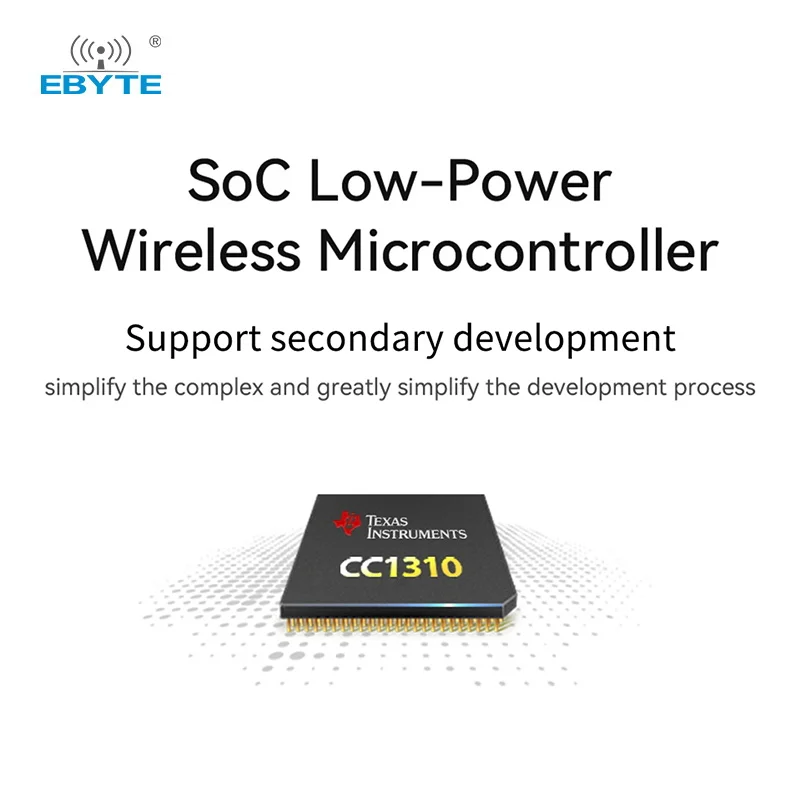 CC1310 SoC Module EBYTE E70-433/900MT14S 14dBm Ultra-Small Size Low Power Consumption Support Modbus Air Wake-up RSSI Stamp Hole image 3