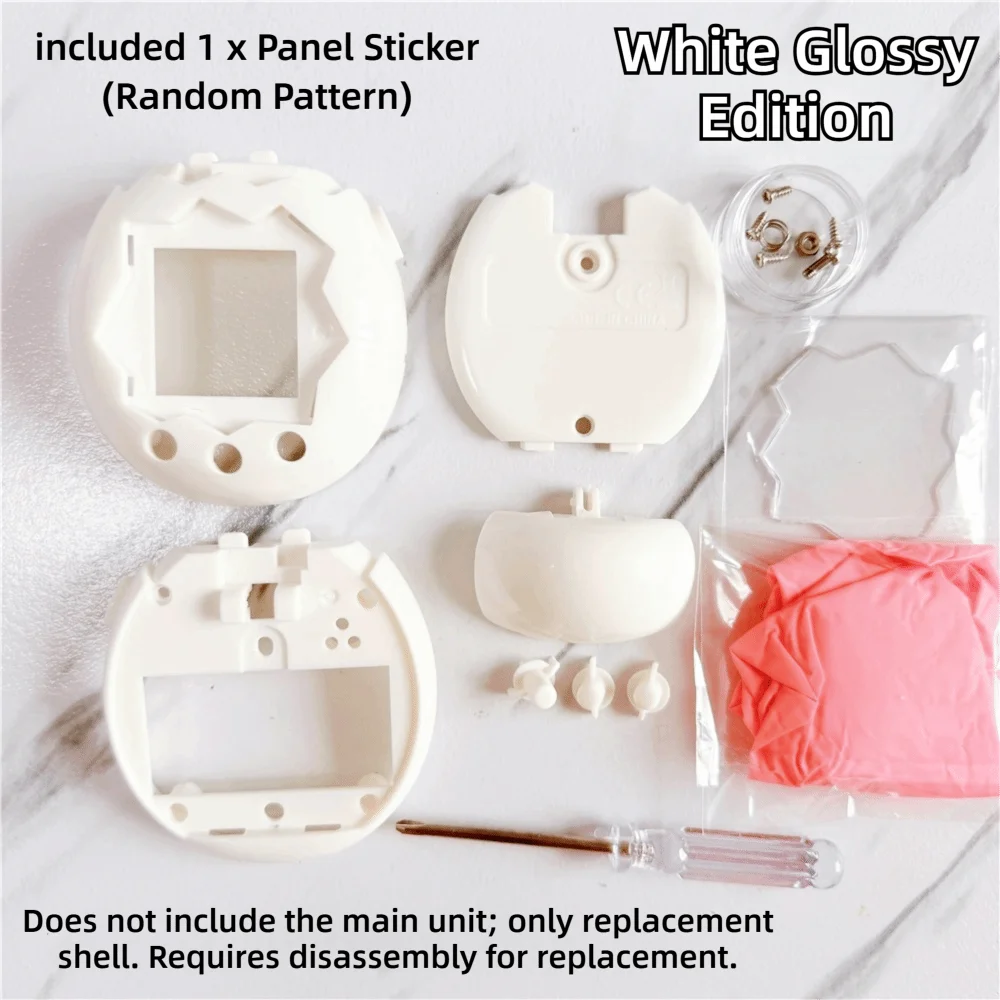 Colorful Shell Replacement Transparent Premium Hard Shell Replacement Case Parts Crystal for Tamagotchi Paradise