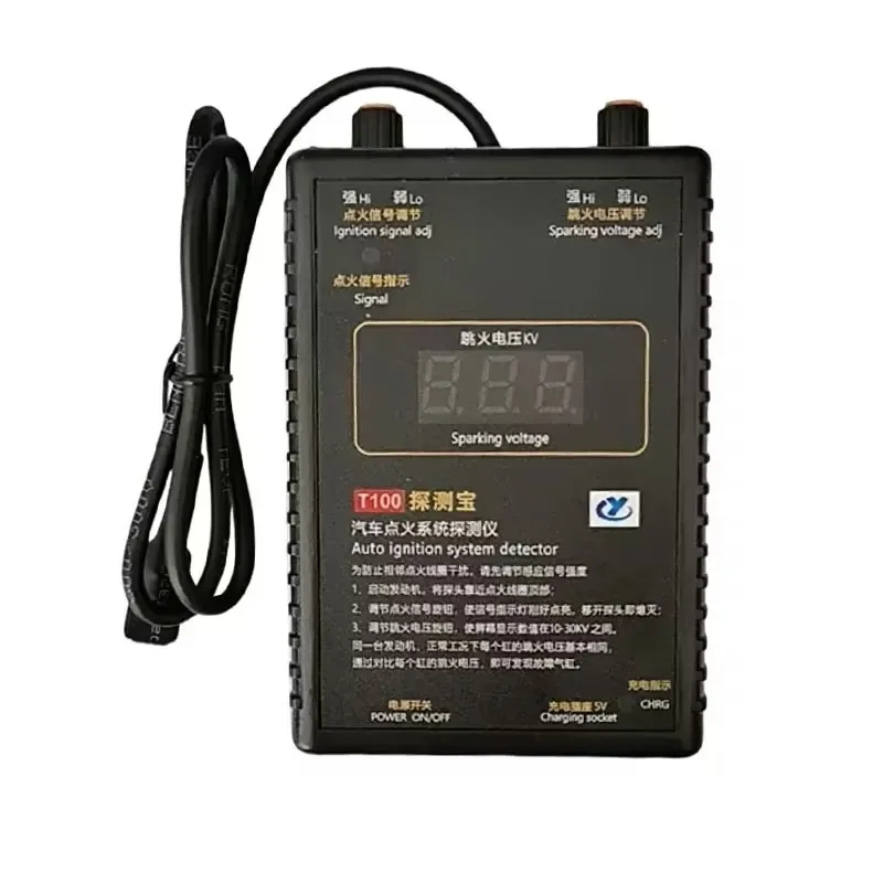 

T100 12V 24V Auto Ignition System Detector Ignition Signal Spark Voltage Tester