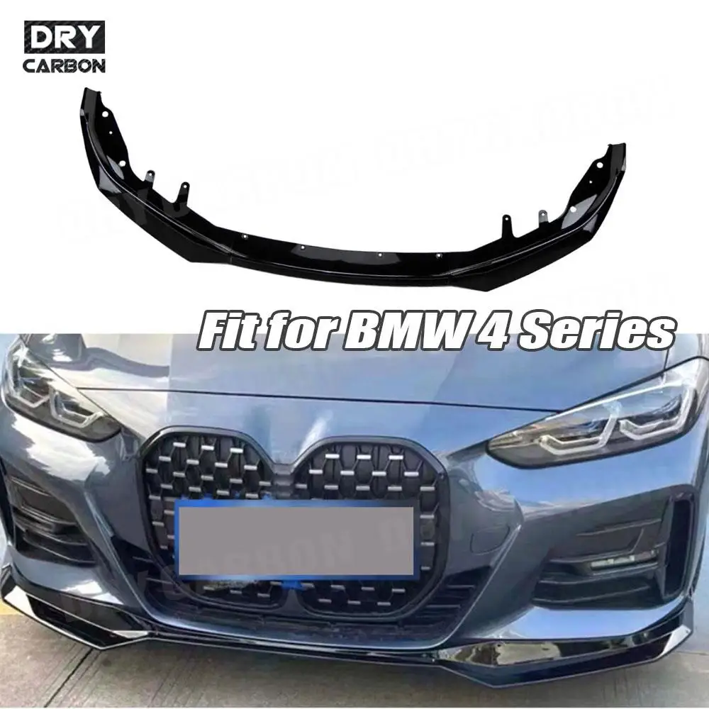 

G Style Front Bumper Lip Spoiler Side Splitters For BMW 4 Series G22 G23 M Tech 2020+ Car Bumper Chin Shovel Bodykit Accessories