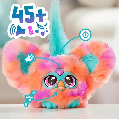 Ny Hasbro Furby Anime Tecknad Söt Elektronisk Musikleksak Kreativ Pedagogisk Leksak Bordsdekoration Julklapp 8 best sales Furby Original 1999 - №3