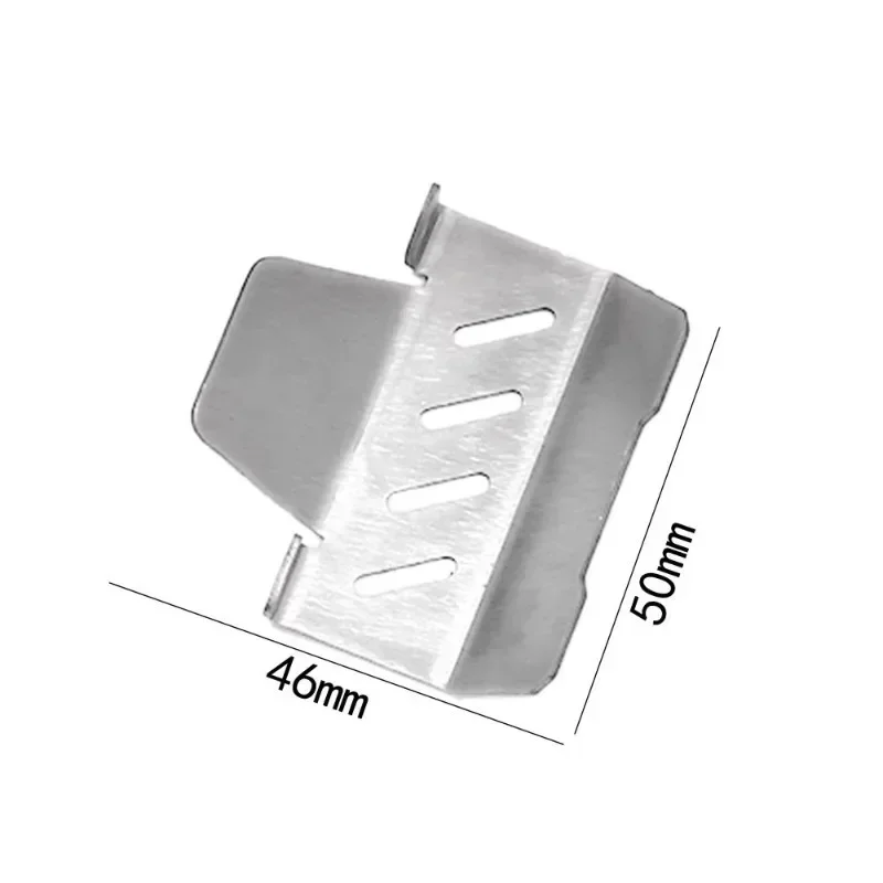 Stainless steel plate chassis armor for MJX HYPER GO 1/8 H8P simulation Ford Mustang remote control car accessories
