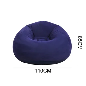 Grande inflável PVC preguiçoso sofá e cadeiras, espreguiçadeira assento, saco de feijão puf, puff sofá, tatami, sala de estar abastecimento 6 principais vendas inflável puff - №3