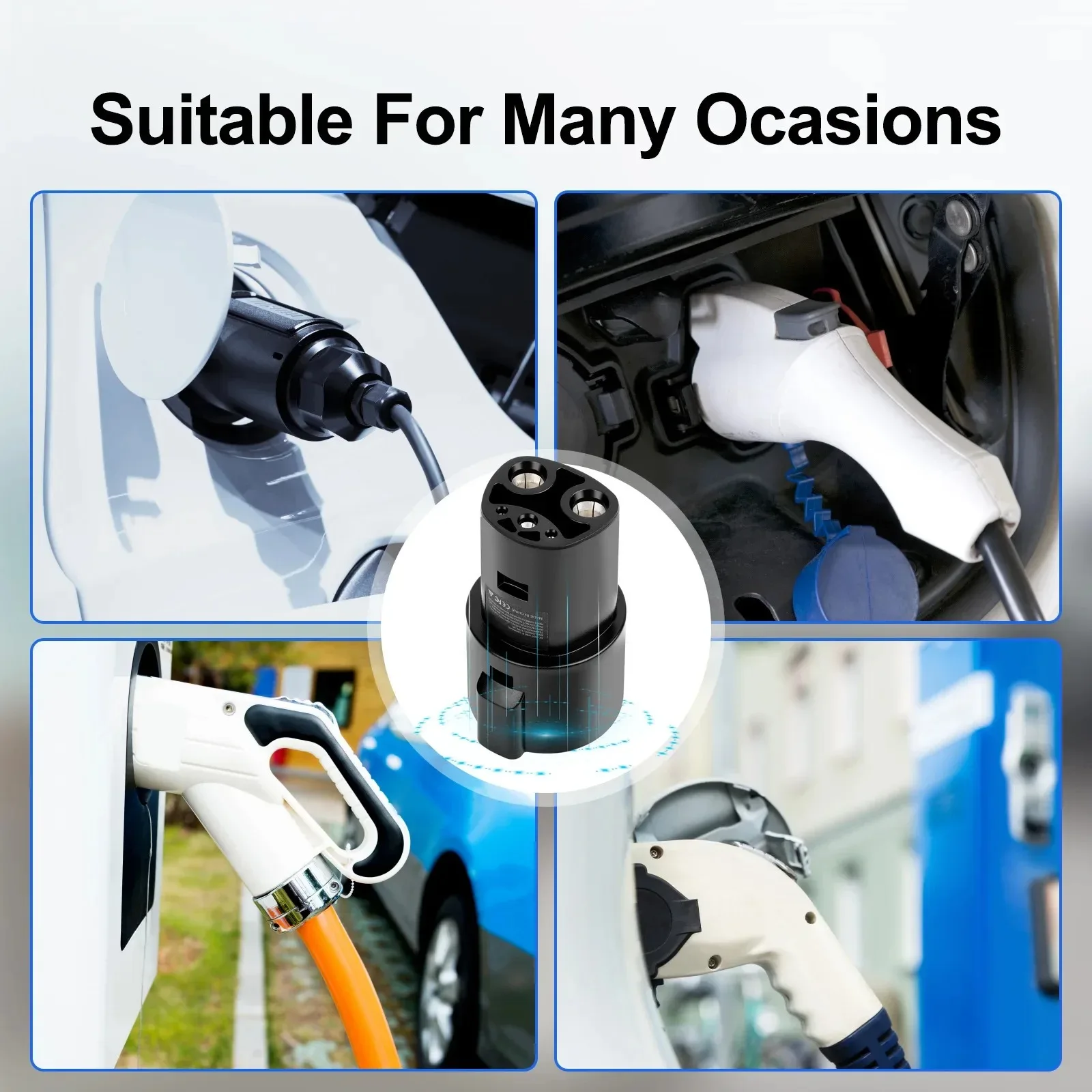 Prise de Conversion de charge Tesla Standard américain, adaptée au modèle Tesla 3/Y/X/S, convertisseur d'accessoires de charge de voiture