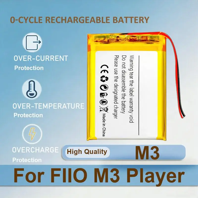 Battery For FiiO UBTR Player M11 Pro M6 M3 X5 III 3 Gen M11S