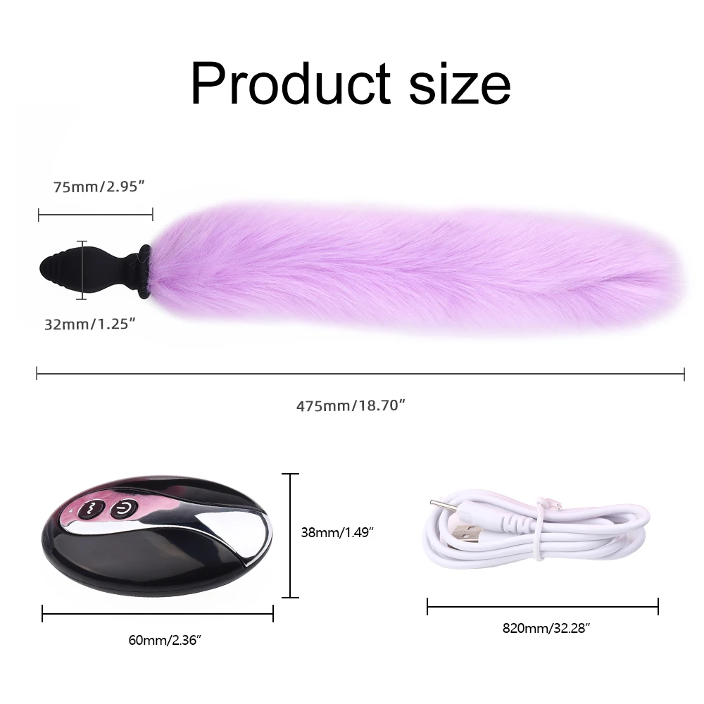 Fox Tail Anal Plug Butt Plug Silicone Adult Anal Sex Toys for Women Couples Men Adults Games Anus Stimulate Toys For Adults 18