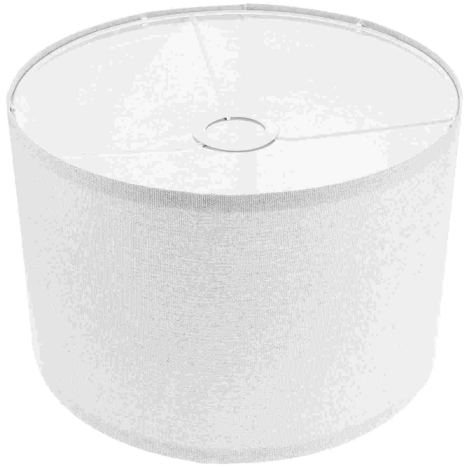 

Cloth Drum Lamp Shade Replacement Decorative Lamp Cover Standing Corner Chandelier E27 Clip On Bulb Pendant Light Guard Lamp