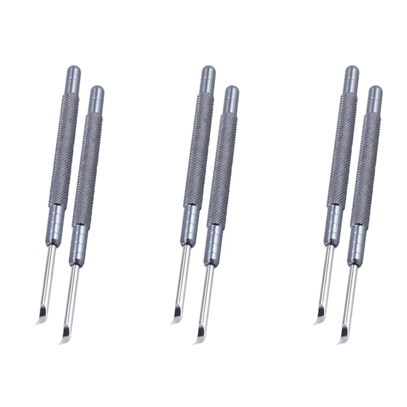 ywdz-6パック金属製時計修理工具時計針外しツールレバー（フラットブレード付き）