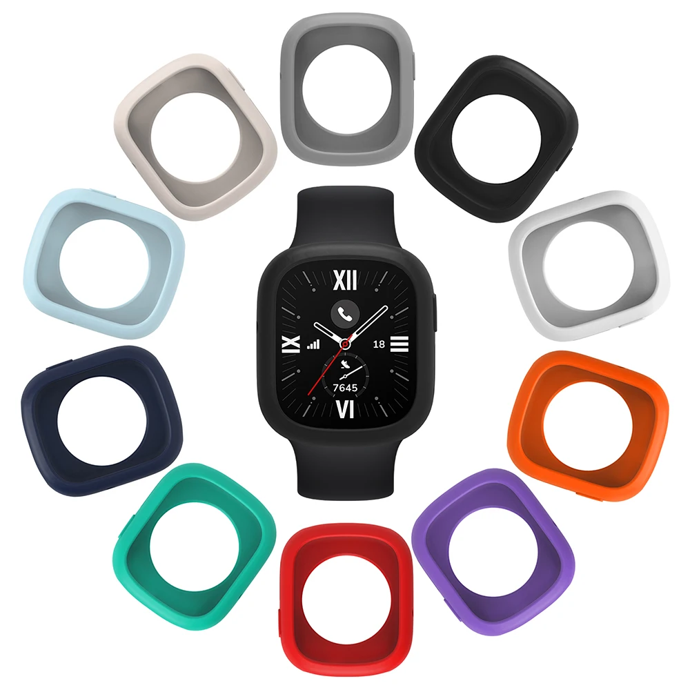 Per Honor watch 4 custodia protettiva per schermo trasparente in Silicone morbido custodia vuota colorata Super leggera