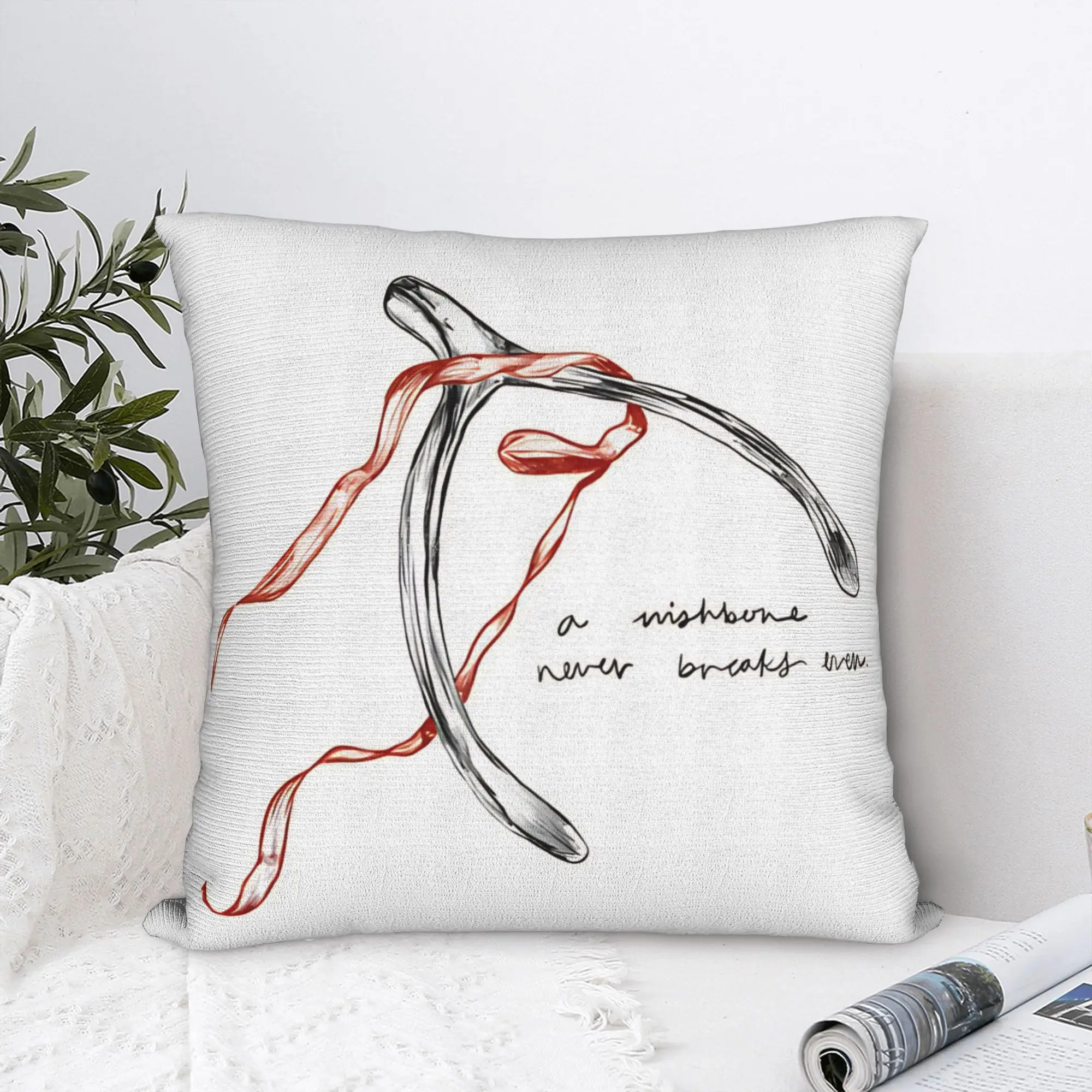 Conan Gray Album    Wishbone Square Pillow Covers Polyester Home  Cushion Case Funny Decorative Throw Pillow Case 45*45