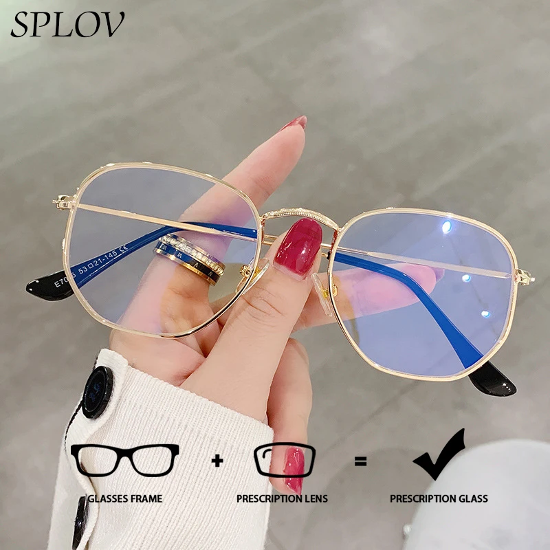 

SPLOV Professional Prescription Glasses for Men and Women Customized HD Anti Blue Light Photochromic Prescription Glasses