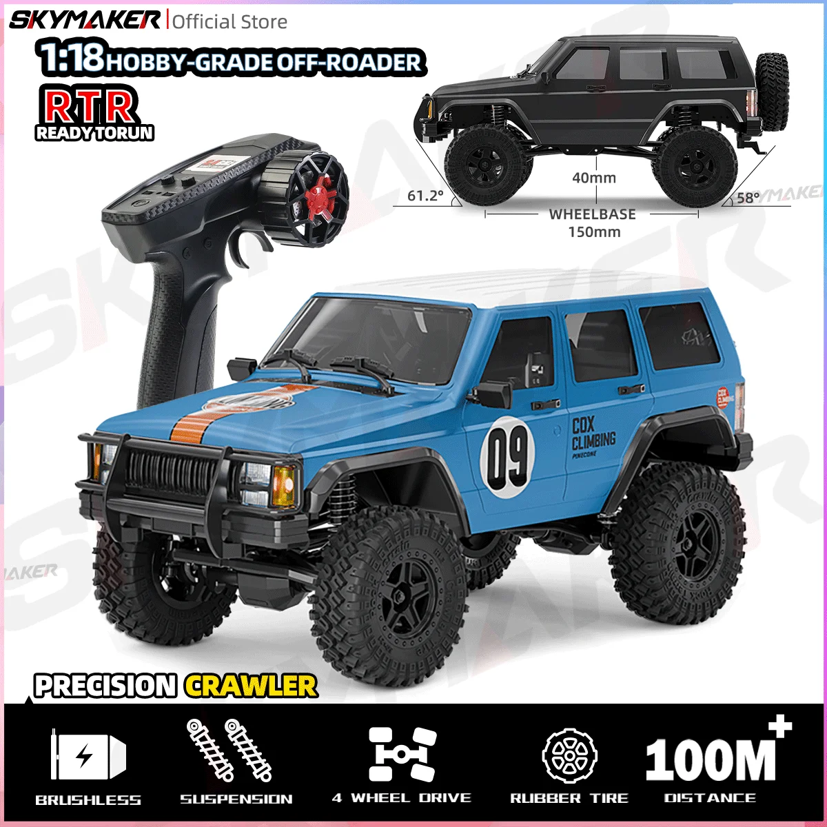 RC SG1803 1:18 Full Scale 4WD High Speed Remote Control Car 2.4G Climbing Electric Pickup Off-Road Model Toy Car Model