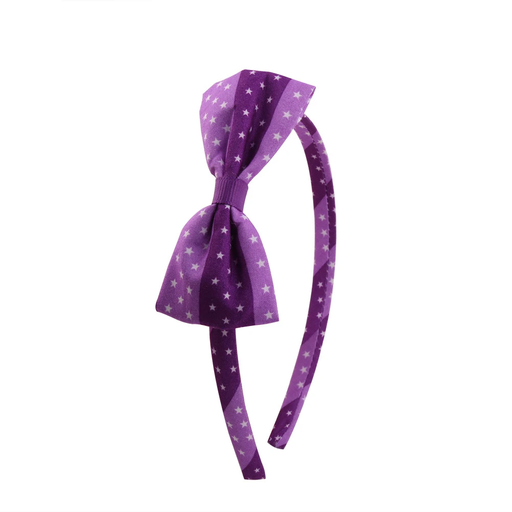 

7 Pcs Fabric Headband Women Hair Hoop Bands Dots Fashion Printing Student