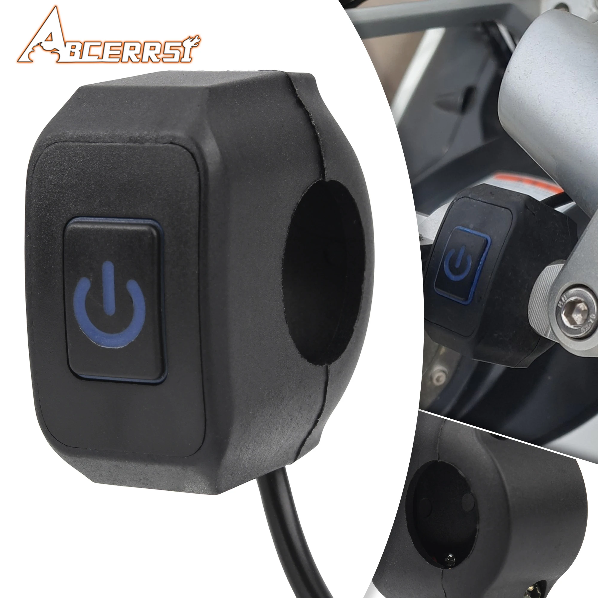 

ATV UTV Universal Motorcycle Handlebar Switch Momentry Buttton for Scooter Electric Star Kill Waterproof Control Button Parts