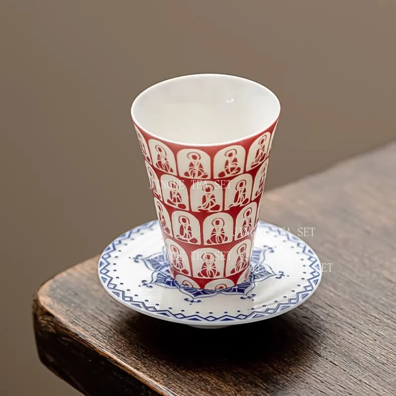 30ml Dunhuang Buddha Statue Tea Cup Chinese Ceramic Tea Cup Home Master's Cup Small Capacity Tea Cups Drinking Utensils Teacups